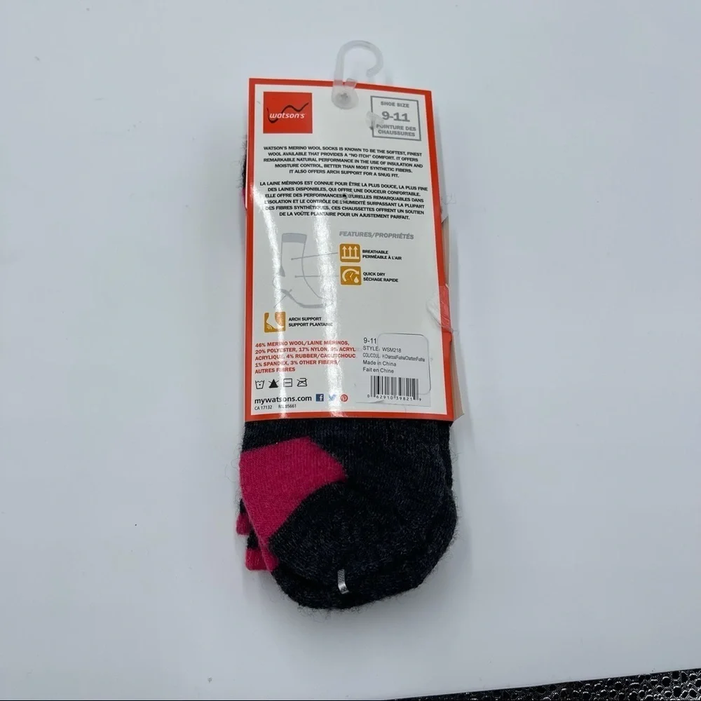 Watson's Women's Merino Blend Socks, Heather